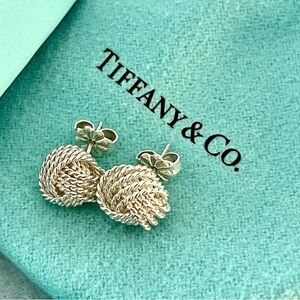 Authentic Tiffany & Co. Twist Knot earrings